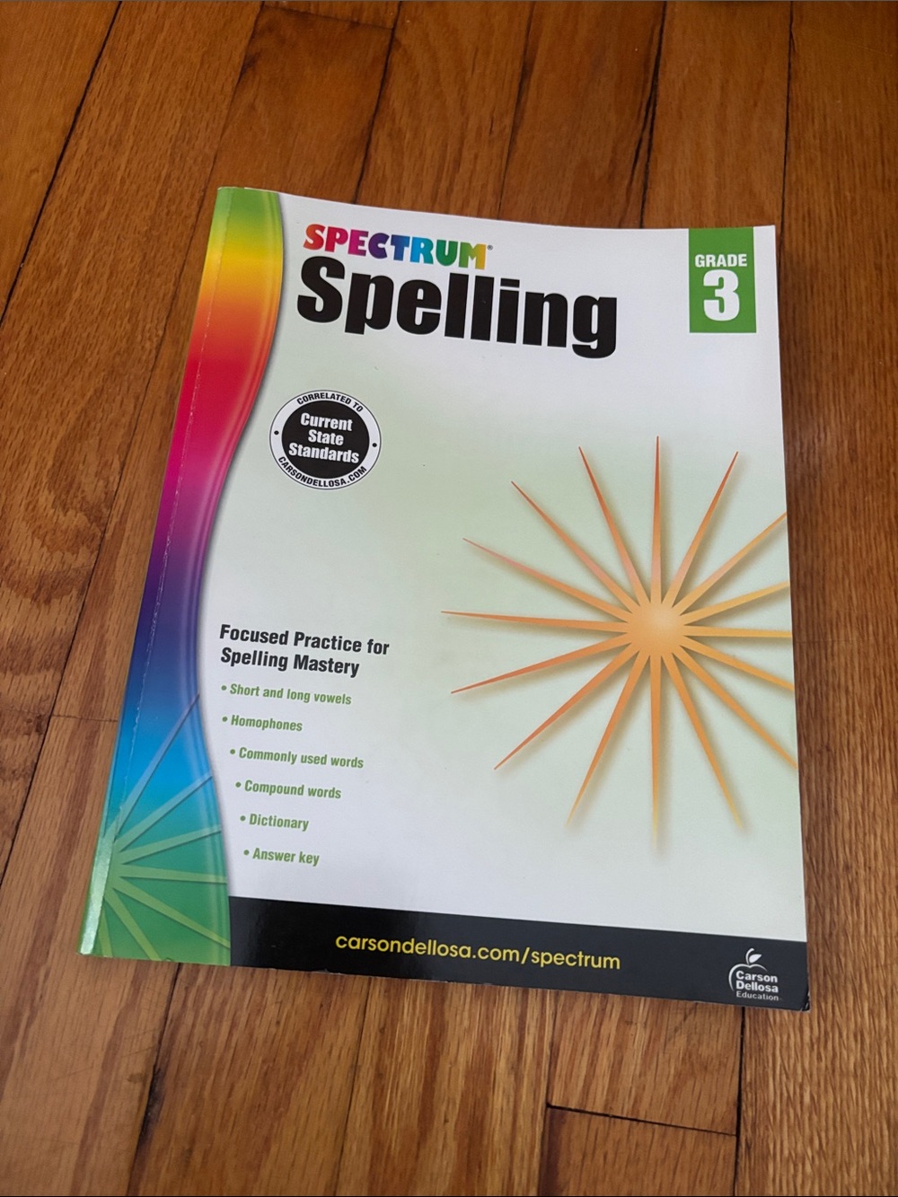 Spelling Grade 3 Workbook Spectrum